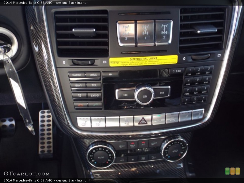designo Black Interior Controls for the 2014 Mercedes-Benz G 63 AMG #89797899