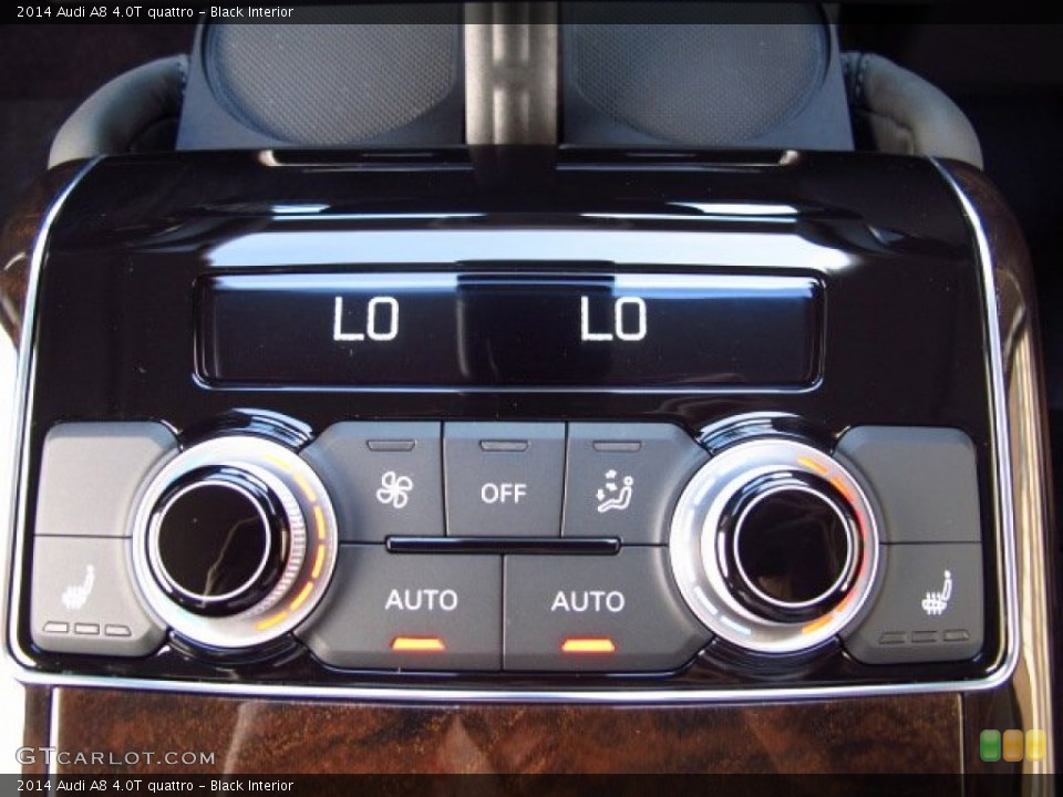 Black Interior Controls for the 2014 Audi A8 4.0T quattro #89798429
