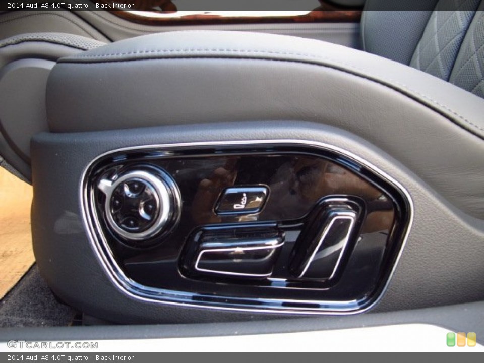 Black Interior Controls for the 2014 Audi A8 4.0T quattro #89798510