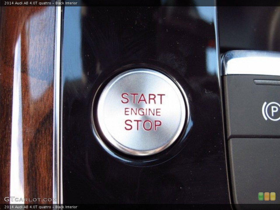 Black Interior Controls for the 2014 Audi A8 4.0T quattro #89798603