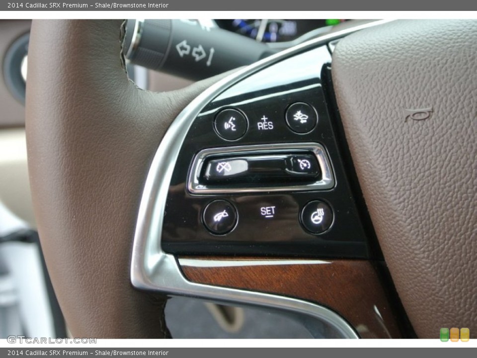 Shale/Brownstone Interior Controls for the 2014 Cadillac SRX Premium #89798675