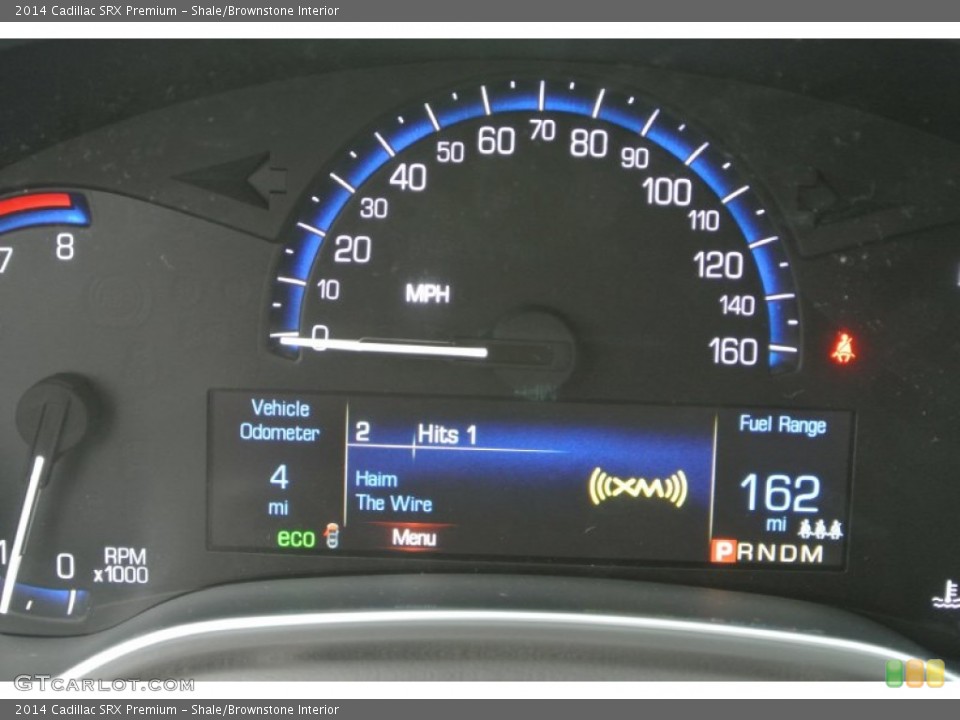 Shale/Brownstone Interior Gauges for the 2014 Cadillac SRX Premium #89798699