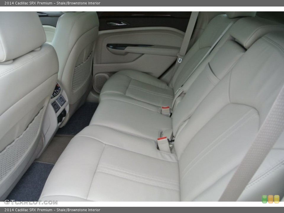 Shale/Brownstone Interior Rear Seat for the 2014 Cadillac SRX Premium #89798718