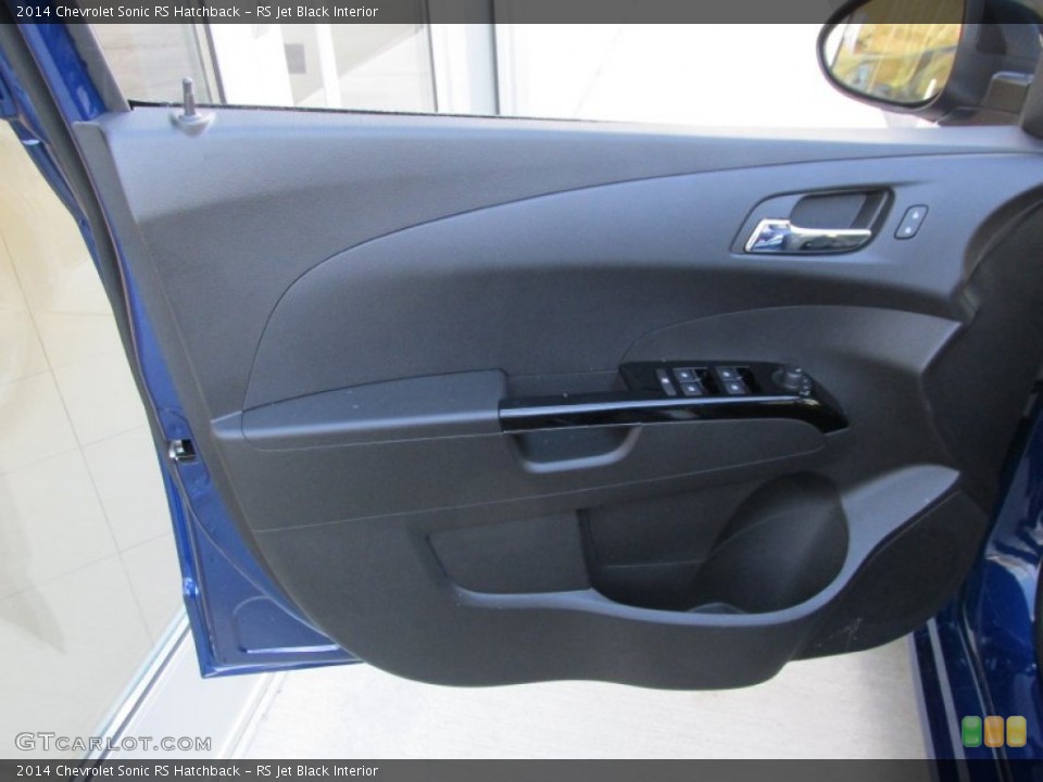 RS Jet Black Interior Door Panel for the 2014 Chevrolet Sonic RS Hatchback #89798810