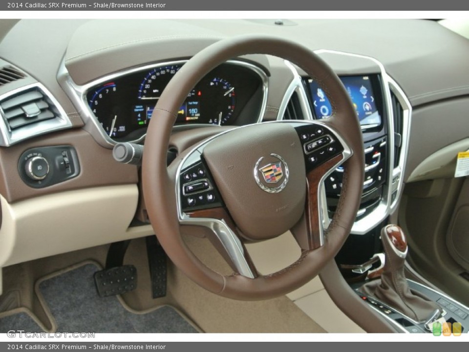 Shale/Brownstone Interior Steering Wheel for the 2014 Cadillac SRX Premium #89798861