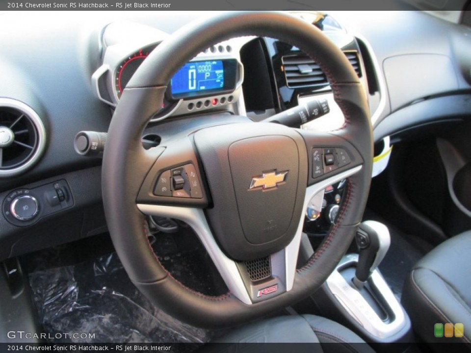 RS Jet Black Interior Steering Wheel for the 2014 Chevrolet Sonic RS Hatchback #89798921