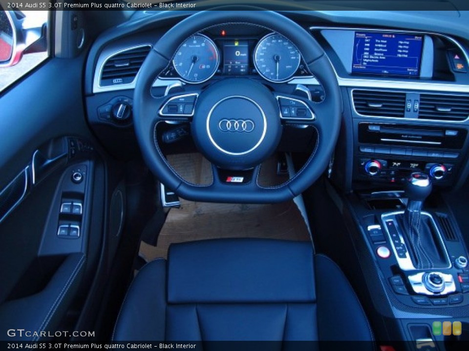 Black Interior Dashboard for the 2014 Audi S5 3.0T Premium Plus quattro Cabriolet #89799710