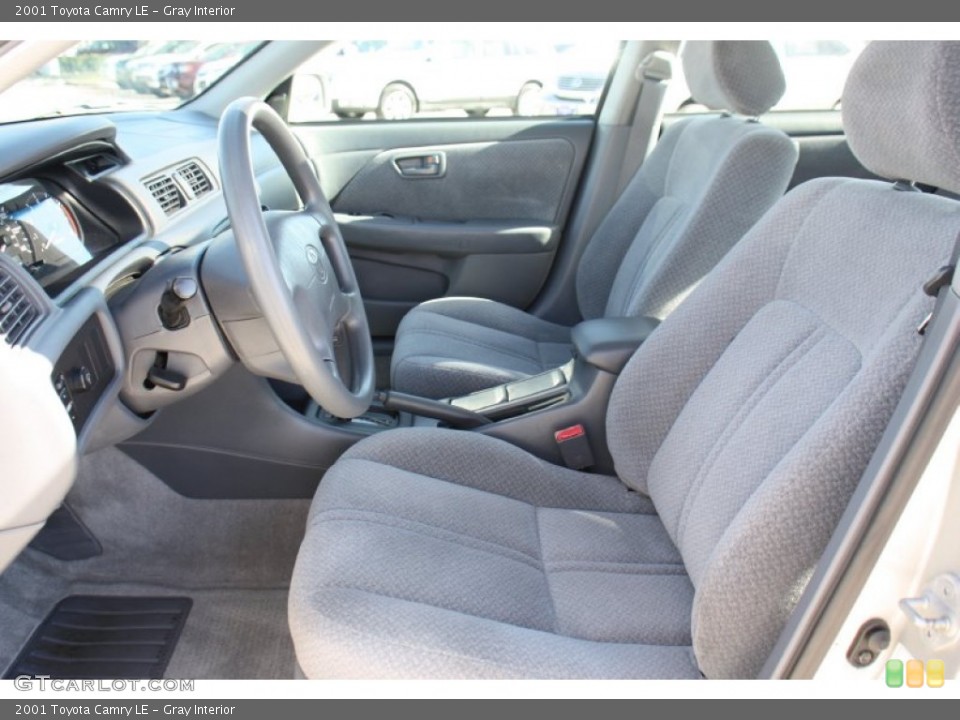 Gray Interior Front Seat for the 2001 Toyota Camry LE #89800478