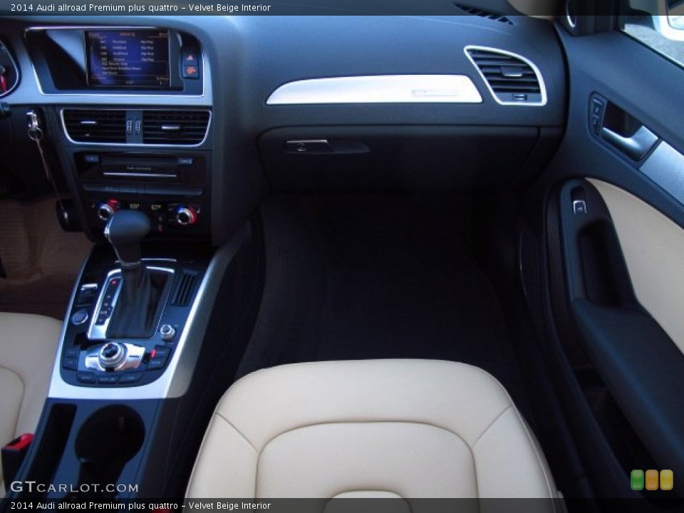 Velvet Beige Interior Dashboard for the 2014 Audi allroad Premium plus quattro #89802131
