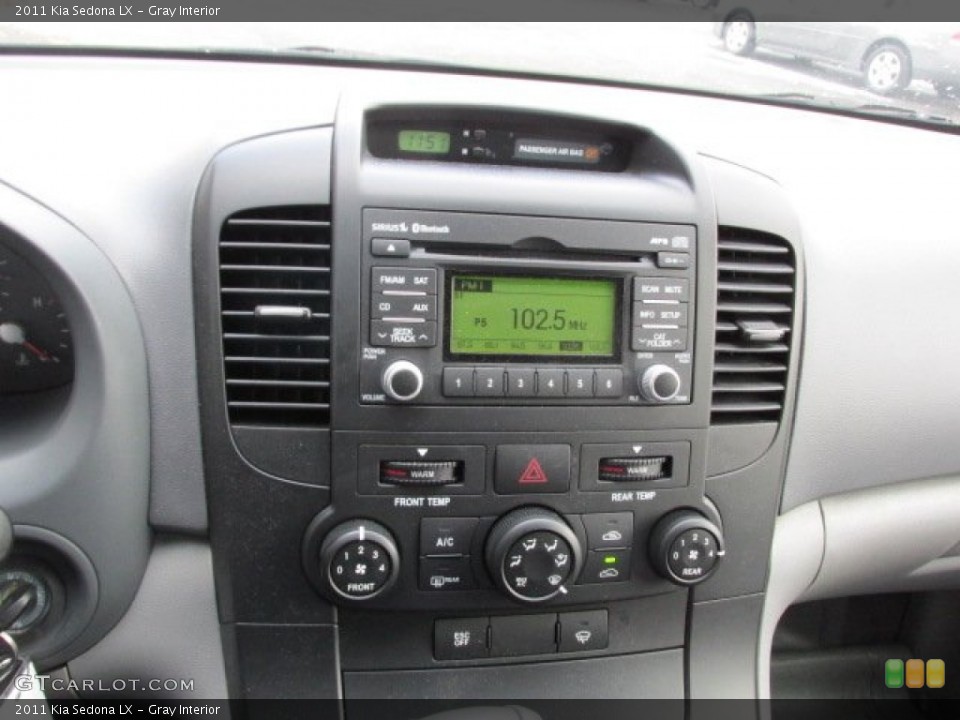 Gray Interior Controls for the 2011 Kia Sedona LX #89803711