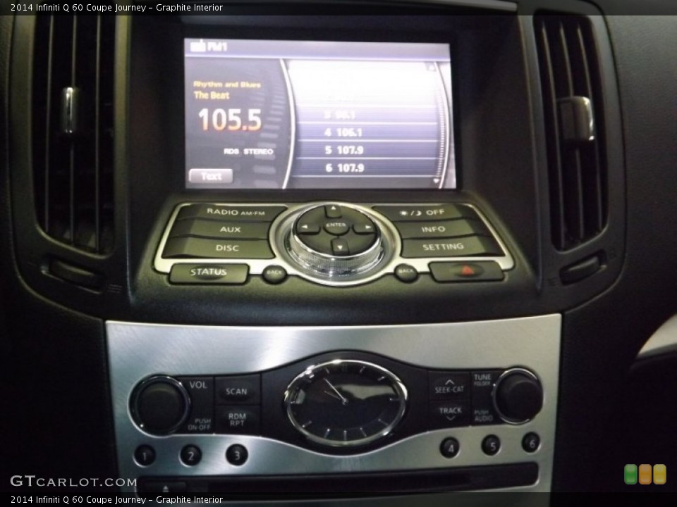 Graphite Interior Controls for the 2014 Infiniti Q 60 Coupe Journey #89804884