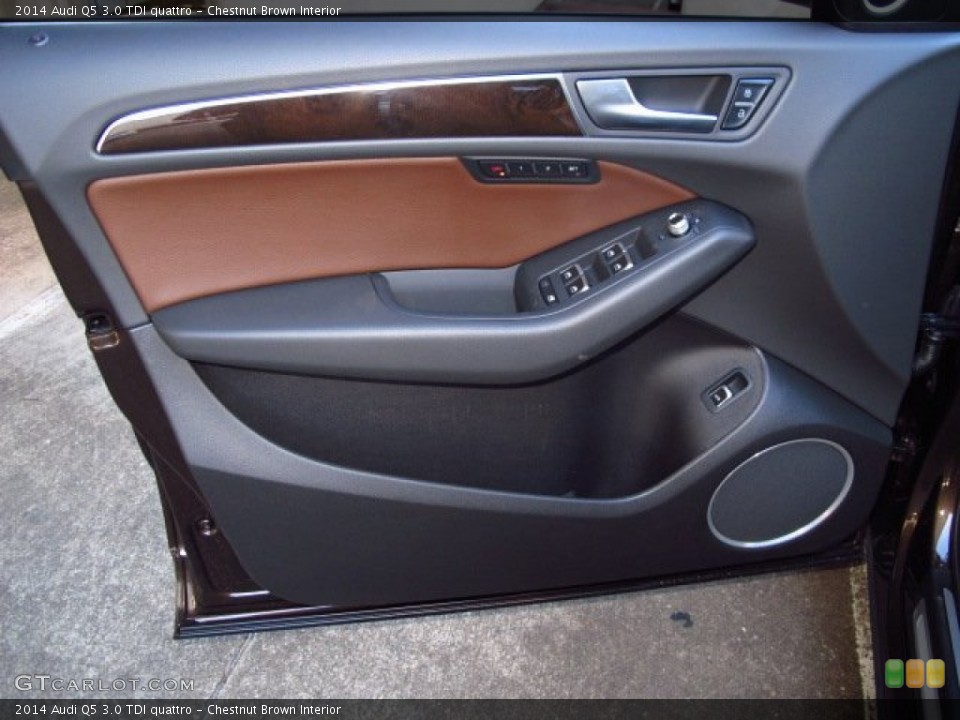 Chestnut Brown Interior Door Panel for the 2014 Audi Q5 3.0 TDI quattro #89807006