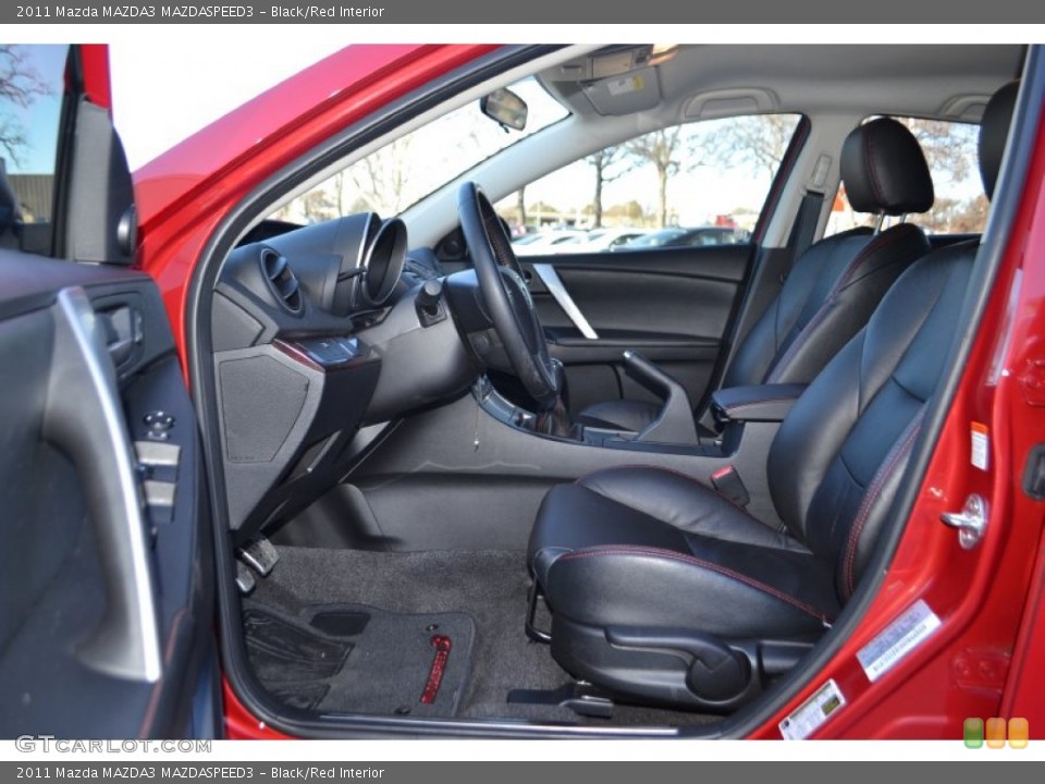 Black/Red Interior Photo for the 2011 Mazda MAZDA3 MAZDASPEED3 #89807120