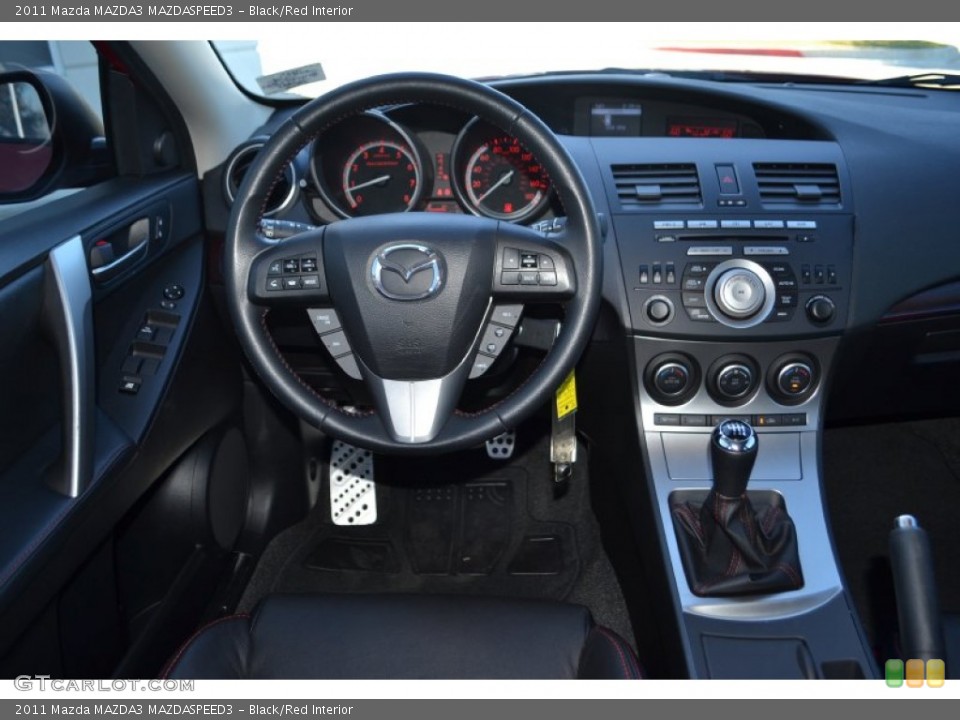 Black/Red Interior Dashboard for the 2011 Mazda MAZDA3 MAZDASPEED3 #89807231