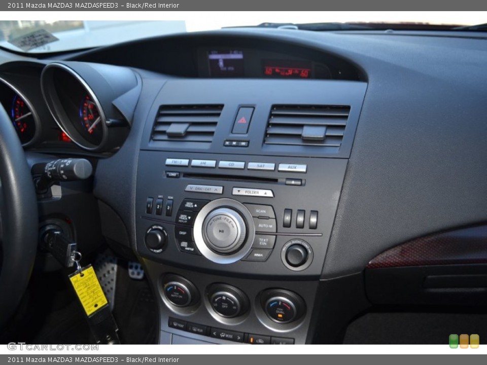 Black/Red Interior Controls for the 2011 Mazda MAZDA3 MAZDASPEED3 #89807267