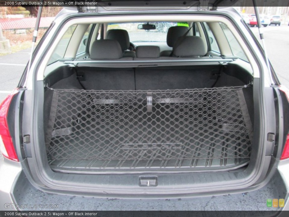Off Black Interior Trunk for the 2008 Subaru Outback 2.5i Wagon #89809637