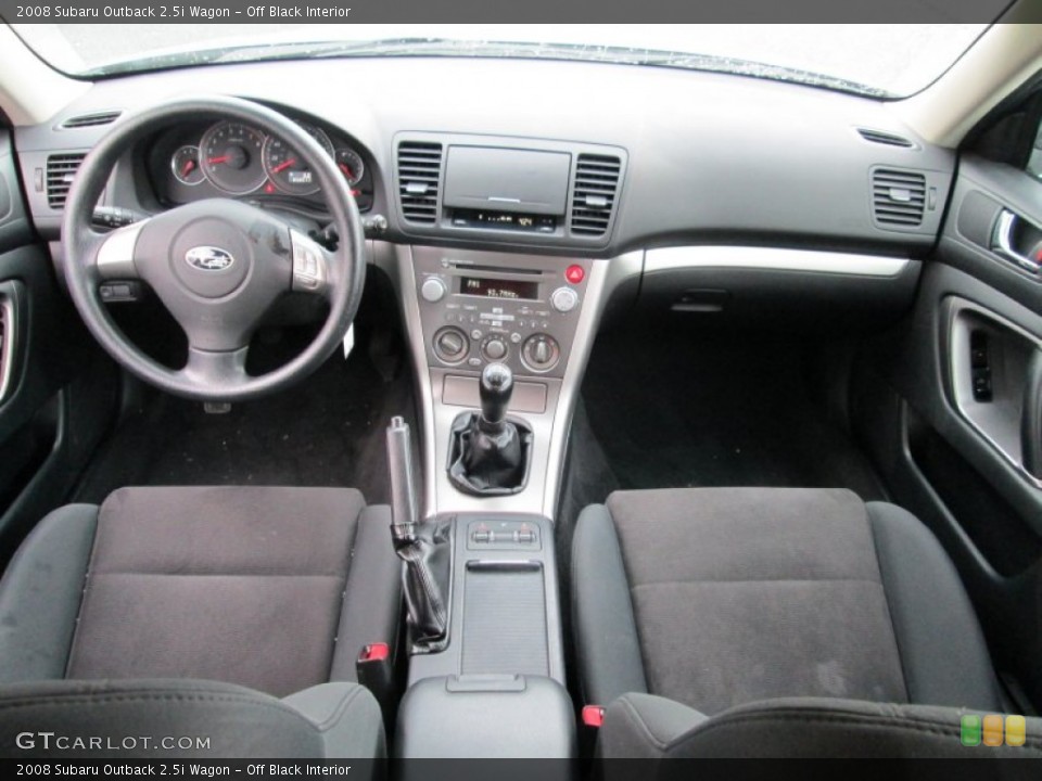 Off Black Interior Photo for the 2008 Subaru Outback 2.5i Wagon #89809709