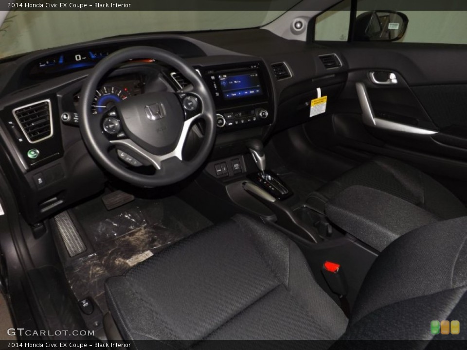 Black Interior Prime Interior for the 2014 Honda Civic EX Coupe #89811578