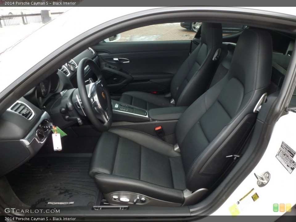 Black Interior Front Seat for the 2014 Porsche Cayman S #89813723