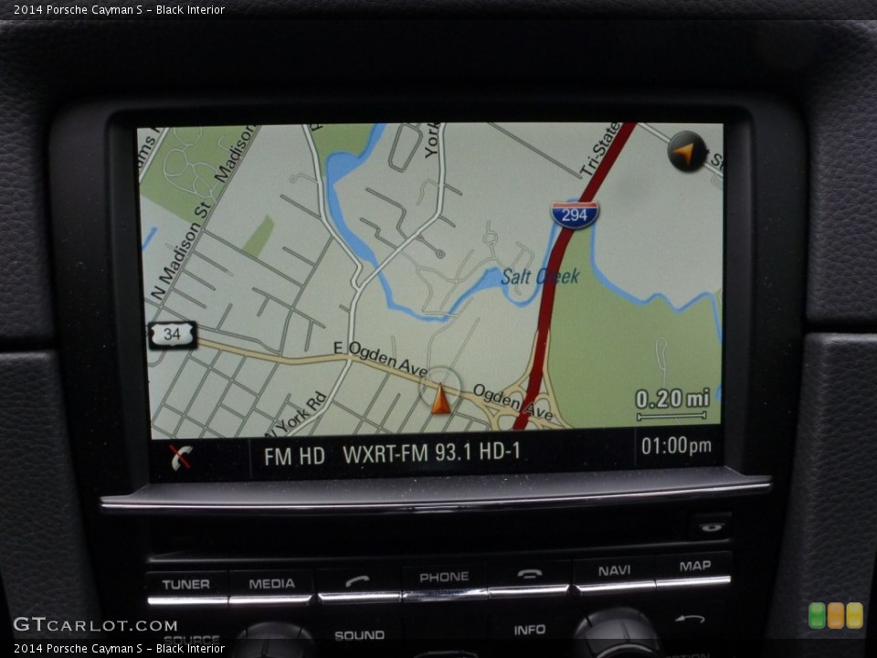 Black Interior Navigation for the 2014 Porsche Cayman S #89813792