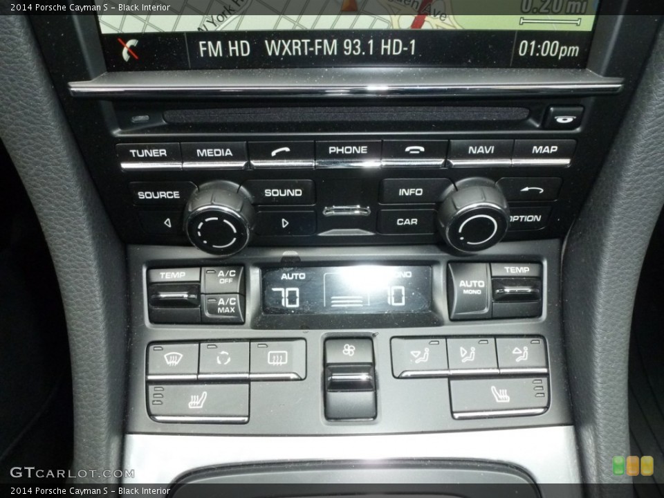 Black Interior Controls for the 2014 Porsche Cayman S #89813807