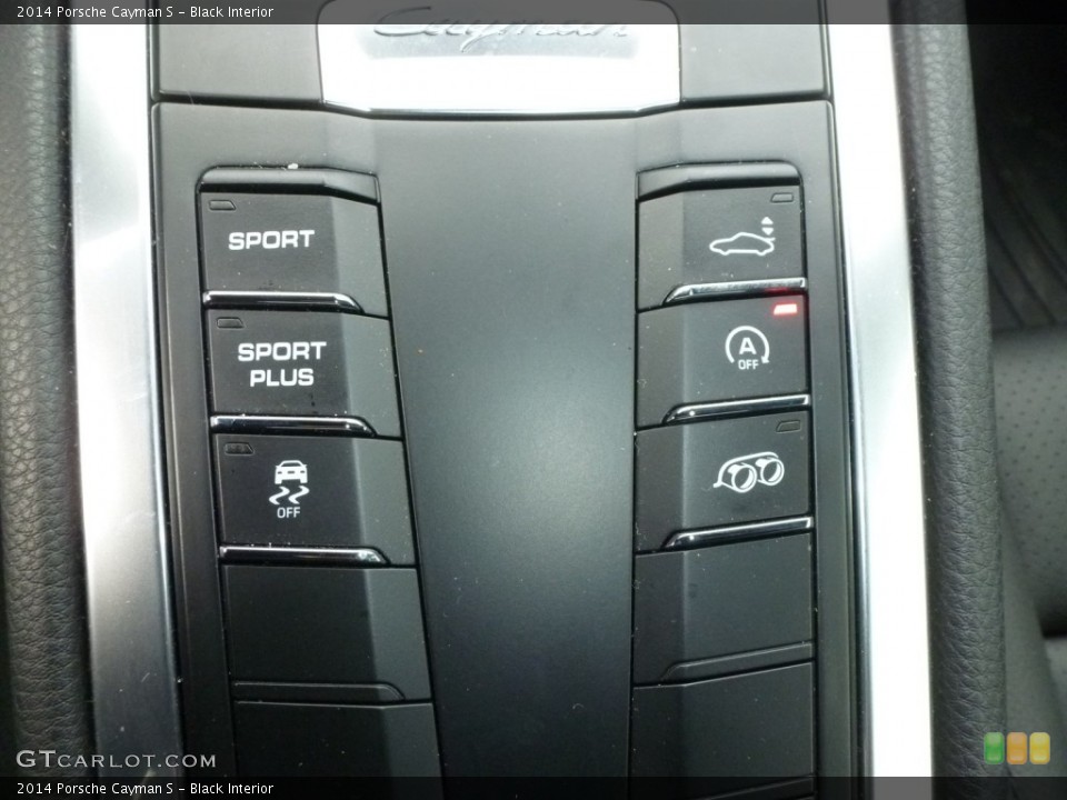 Black Interior Controls for the 2014 Porsche Cayman S #89813843