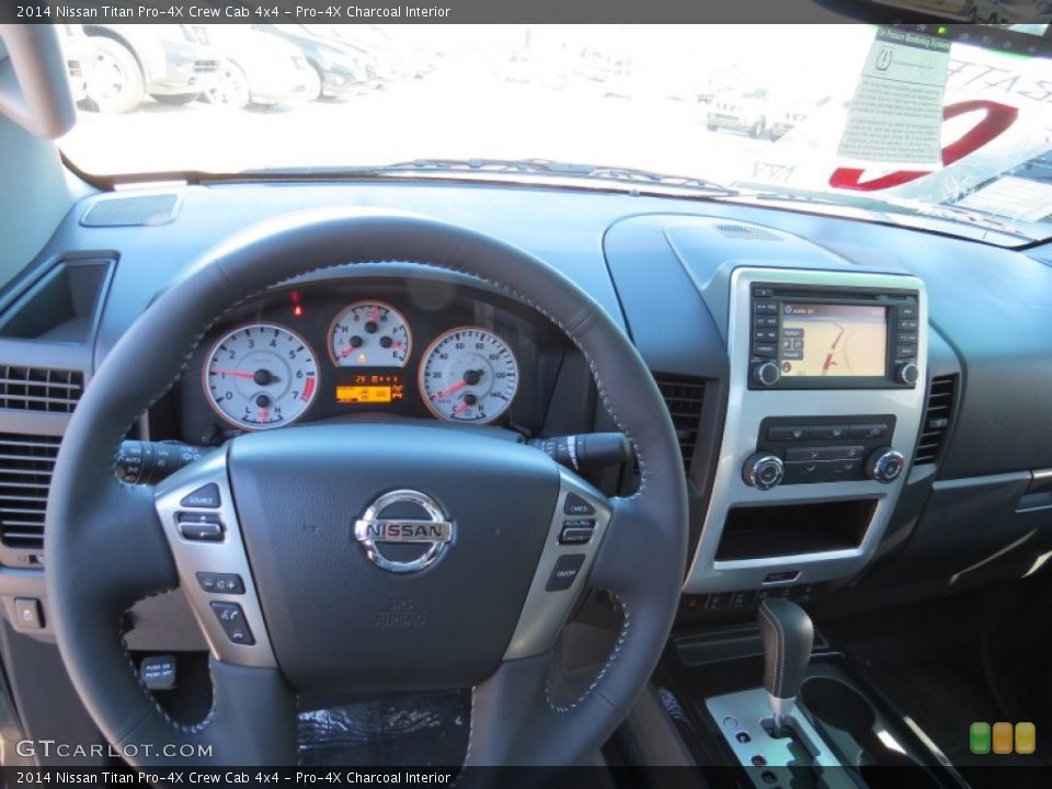 Pro-4X Charcoal Interior Dashboard for the 2014 Nissan Titan Pro-4X Crew Cab 4x4 #89815436