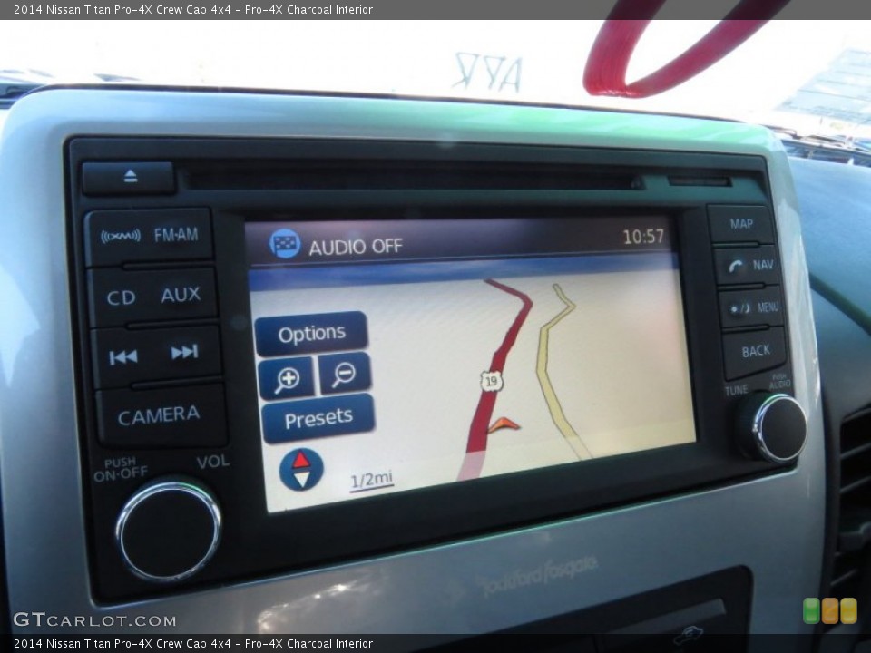 Pro-4X Charcoal Interior Navigation for the 2014 Nissan Titan Pro-4X Crew Cab 4x4 #89815463