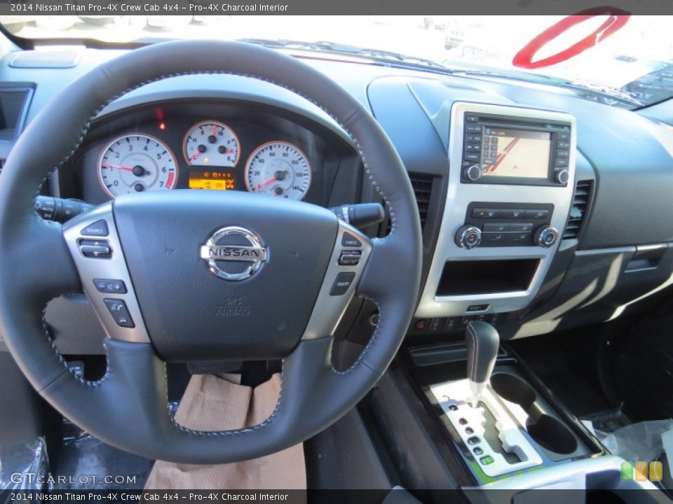 Pro-4X Charcoal Interior Dashboard for the 2014 Nissan Titan Pro-4X Crew Cab 4x4 #89815544