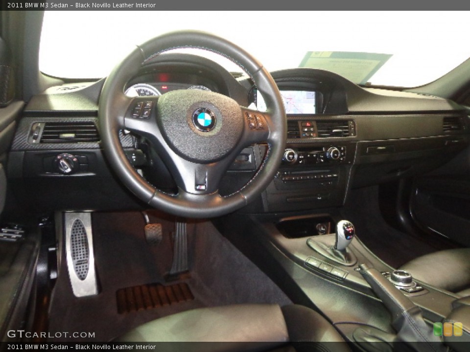 Black Novillo Leather Interior Prime Interior for the 2011 BMW M3 Sedan #89816171
