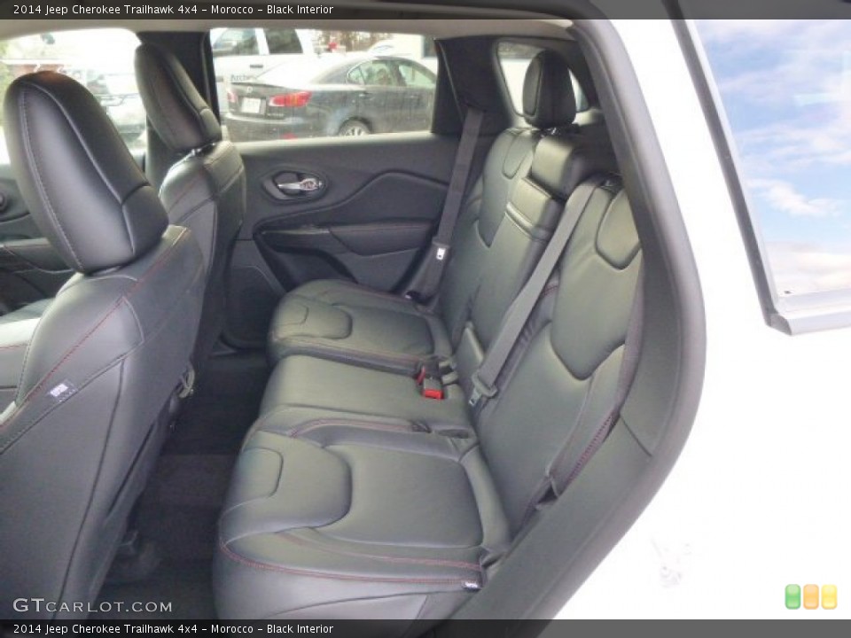 Morocco - Black Interior Rear Seat for the 2014 Jeep Cherokee Trailhawk 4x4 #89820242