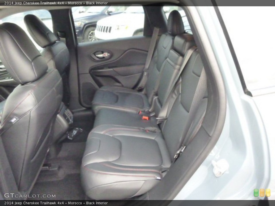Morocco - Black Interior Rear Seat for the 2014 Jeep Cherokee Trailhawk 4x4 #89821097
