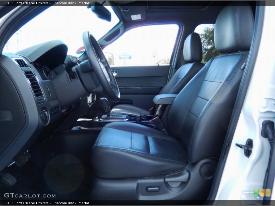 Charcoal Black Interior Photo for the 2012 Ford Escape Limited #89821991