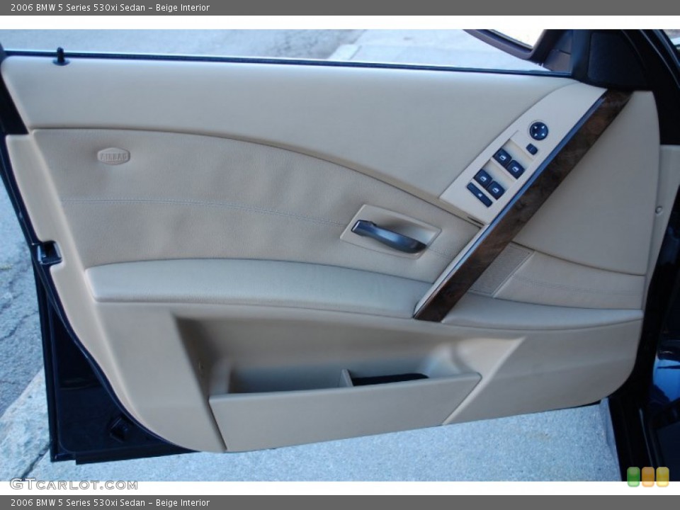 Beige Interior Door Panel for the 2006 BMW 5 Series 530xi Sedan #89823257