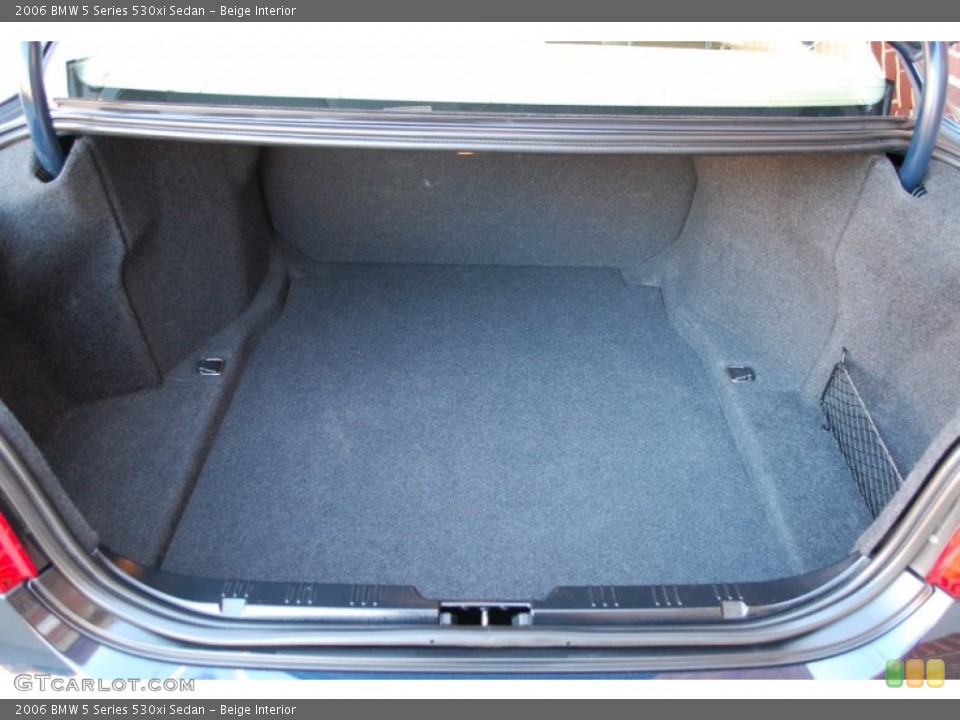 Beige Interior Trunk for the 2006 BMW 5 Series 530xi Sedan #89823833