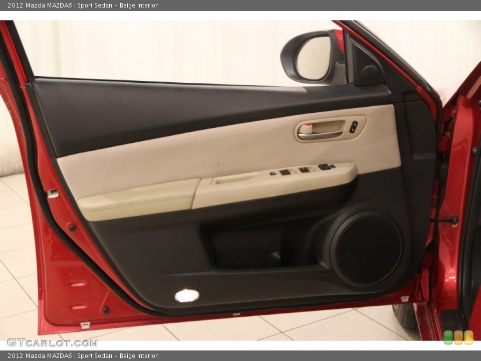Beige Interior Door Panel for the 2012 Mazda MAZDA6 i Sport Sedan #89824214