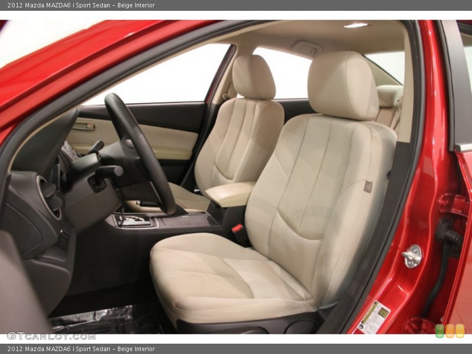 Beige Interior Photo for the 2012 Mazda MAZDA6 i Sport Sedan #89824241