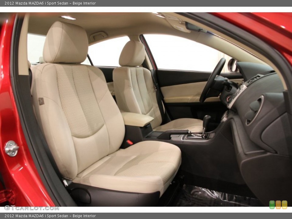 Beige 2012 Mazda MAZDA6 Interiors
