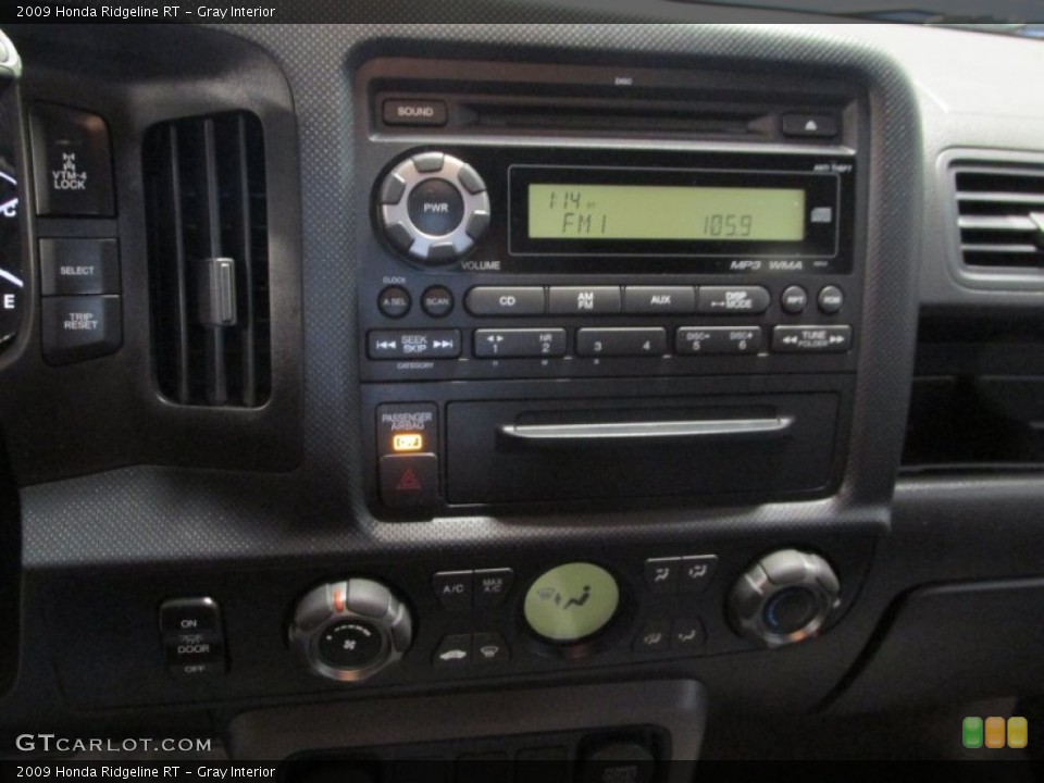 Gray Interior Controls for the 2009 Honda Ridgeline RT #89824553