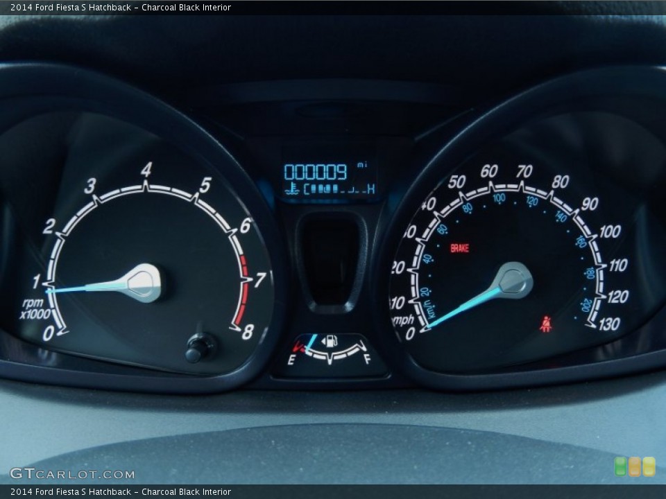 Charcoal Black Interior Gauges for the 2014 Ford Fiesta S Hatchback #89825480