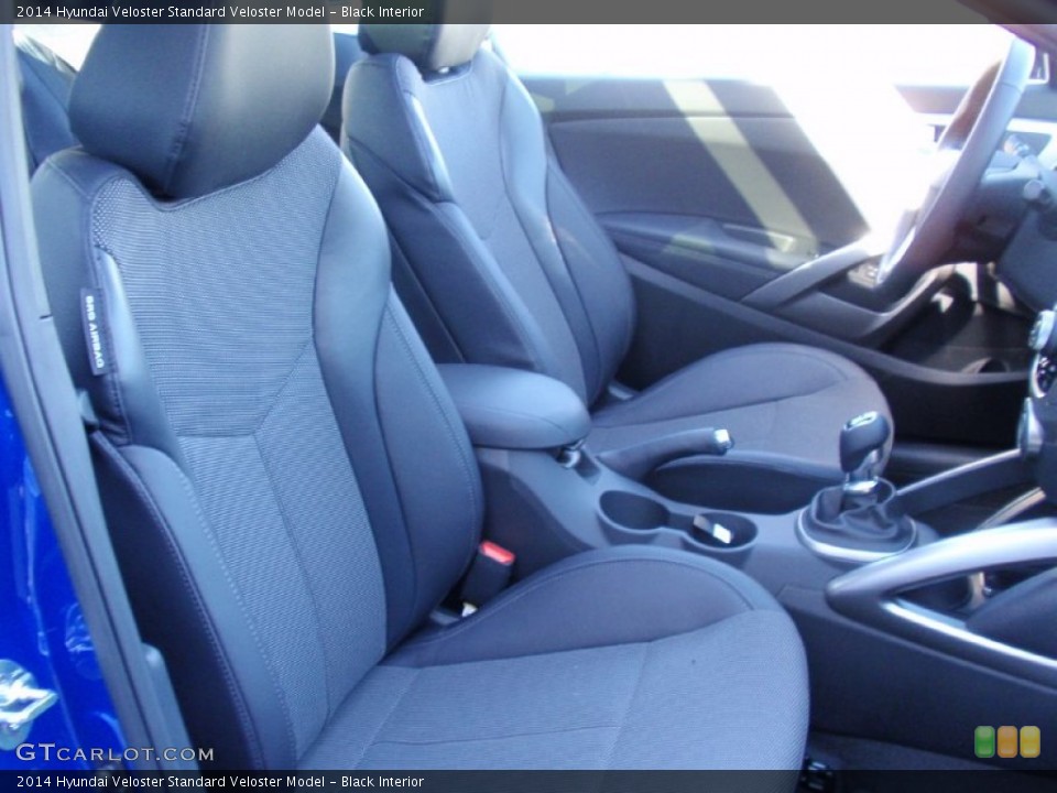 Black Interior Front Seat for the 2014 Hyundai Veloster  #89827292
