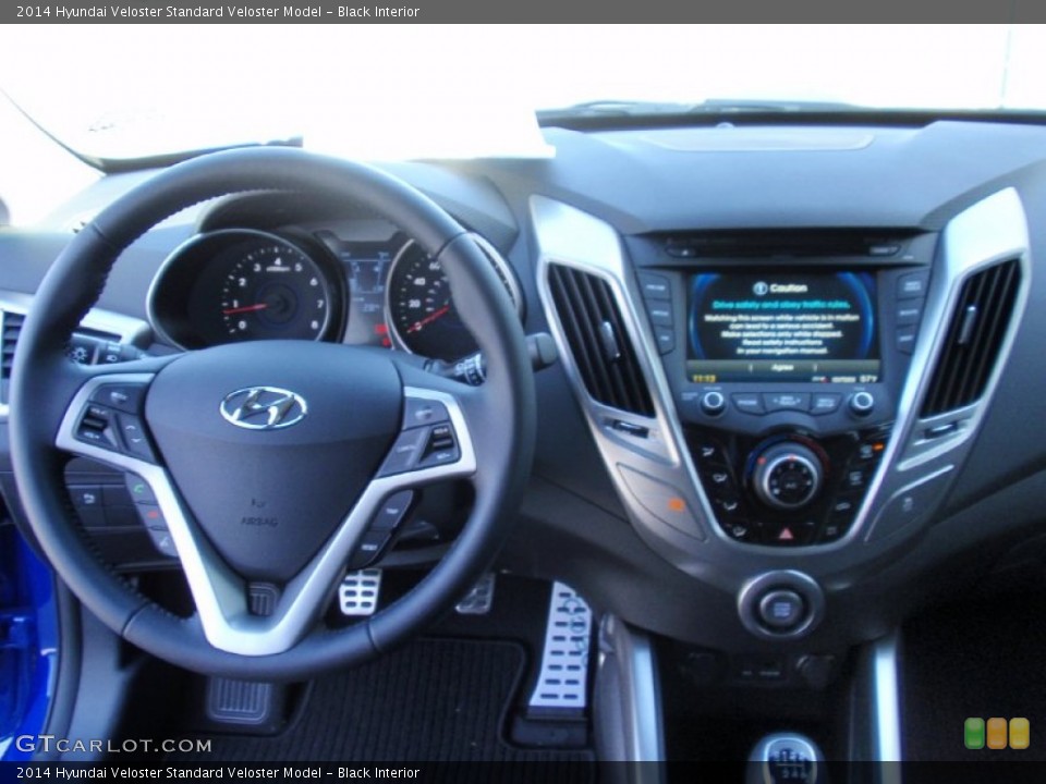 Black Interior Dashboard for the 2014 Hyundai Veloster  #89827544