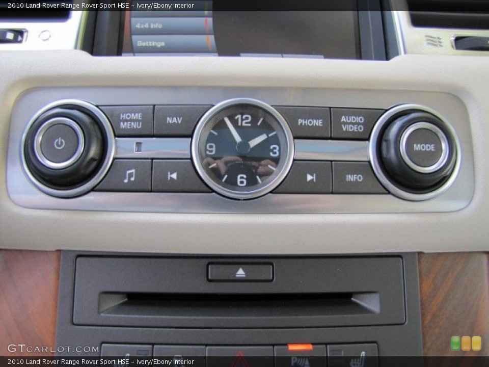 Ivory/Ebony Interior Controls for the 2010 Land Rover Range Rover Sport HSE #89828670