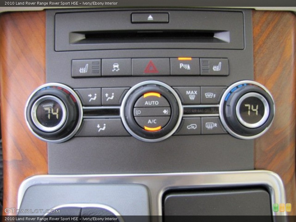 Ivory/Ebony Interior Controls for the 2010 Land Rover Range Rover Sport HSE #89828690