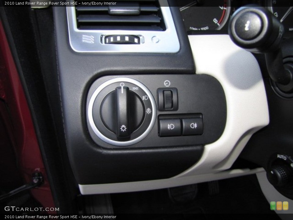 Ivory/Ebony Interior Controls for the 2010 Land Rover Range Rover Sport HSE #89829053