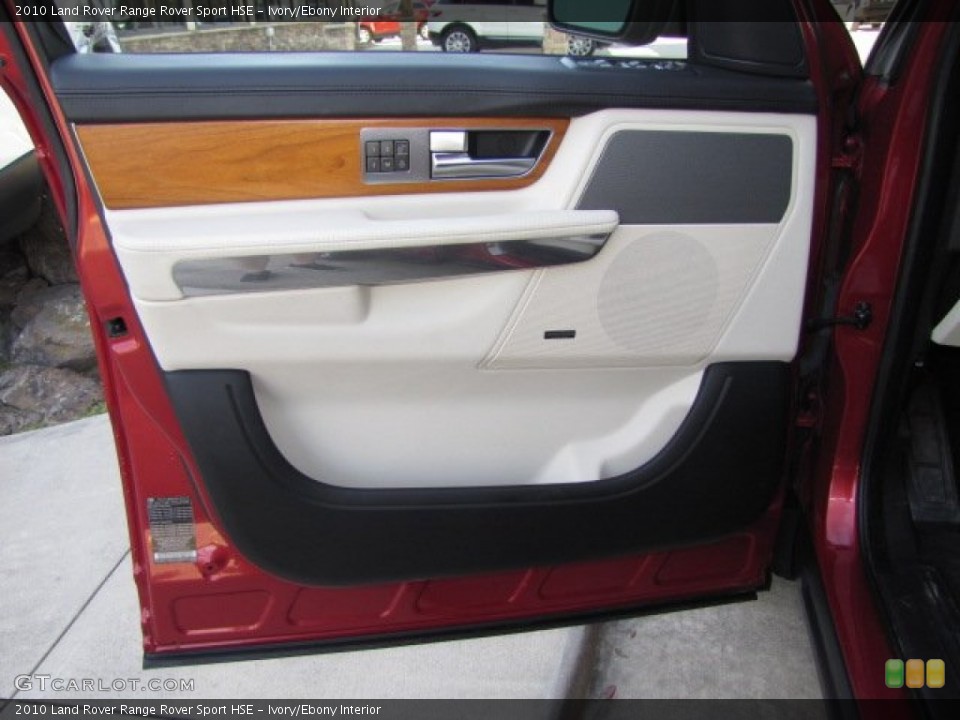 Ivory/Ebony Interior Door Panel for the 2010 Land Rover Range Rover Sport HSE #89829134