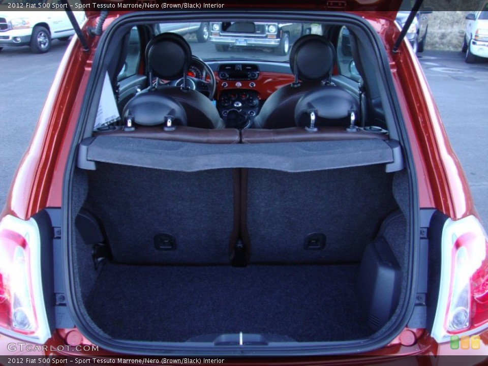 Sport Tessuto Marrone/Nero (Brown/Black) Interior Trunk for the 2012 Fiat 500 Sport #89829764