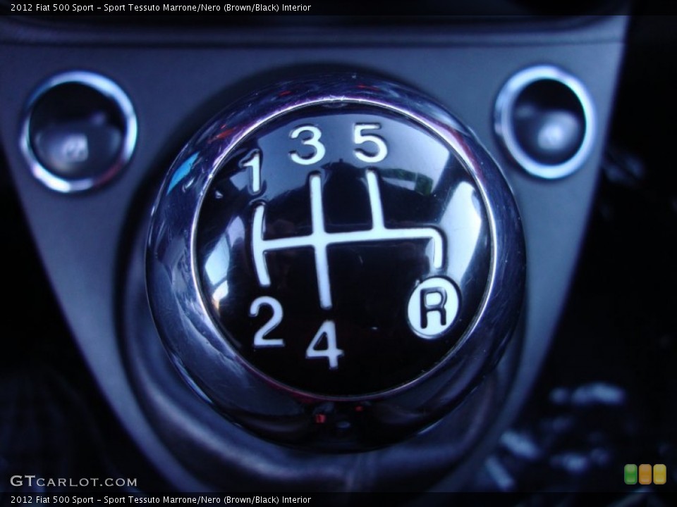 Sport Tessuto Marrone/Nero (Brown/Black) Interior Transmission for the 2012 Fiat 500 Sport #89829821