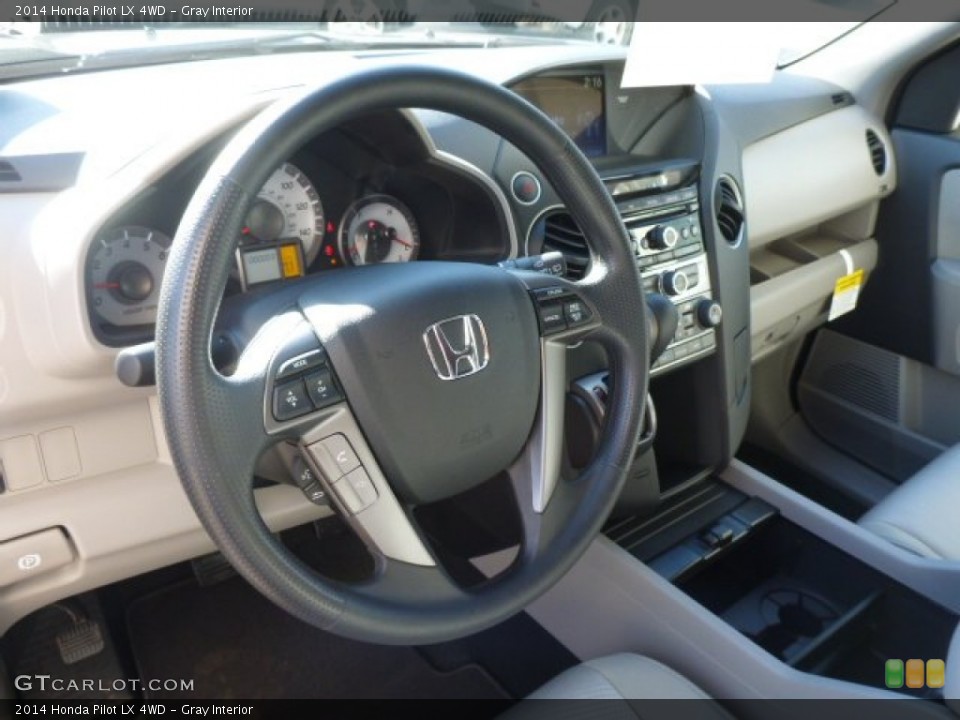 Gray Interior Dashboard for the 2014 Honda Pilot LX 4WD #89830403