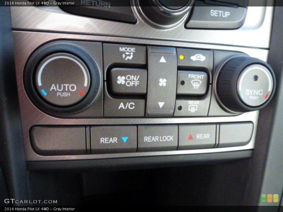 Gray Interior Controls for the 2014 Honda Pilot LX 4WD #89830514